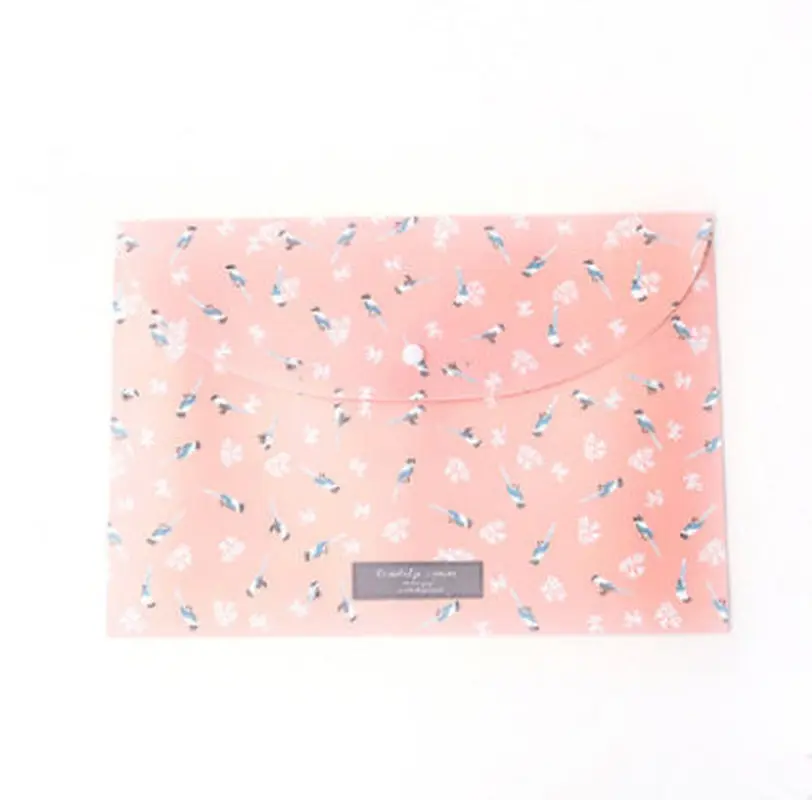 Прочная папка с цветочным рисунком бумажная А4 школьные и офисные