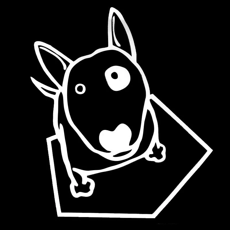 Volkrays креативные автомобильные стикеры Bull Terrier аксессуары для собак