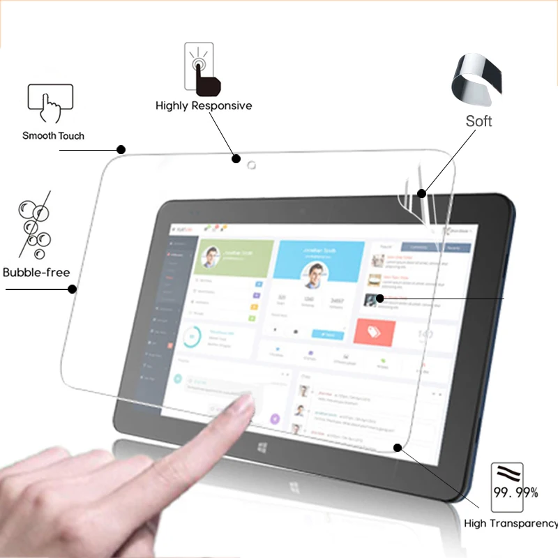 Высокий прозрачный глянцевый Защитная пленка для экрана планшета CUBE IWORK10 U100GT 10 1