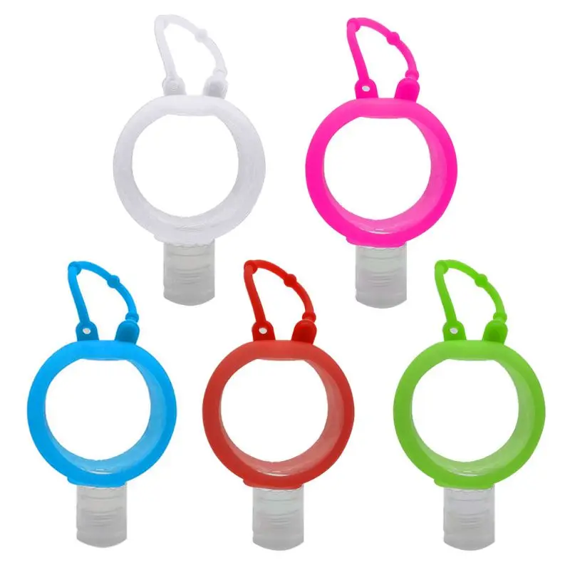 

30ml Silicone Empty Travel Bottle Hand Sanitizer Refillable Squeezable Container E65F