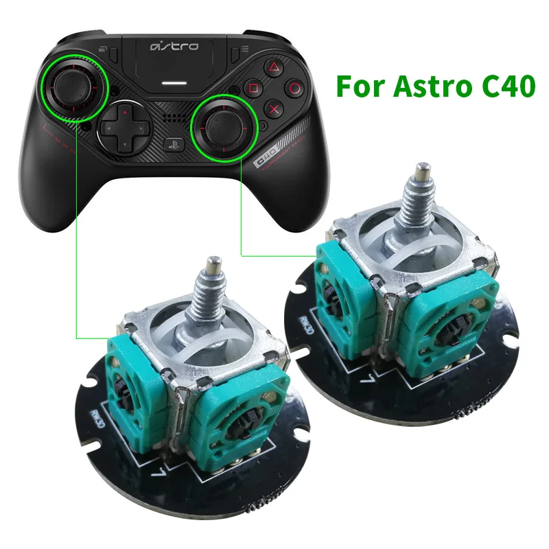 Фото 2 шт. 3D аналоговый датчик джойстика модуль для PS4 ASTRO C40 потенциометр TR контроллер 2 шт. 3D аналоговый датчик джойстика модуль для PS4 ASTRO C40 потенциометр TR контроллер
