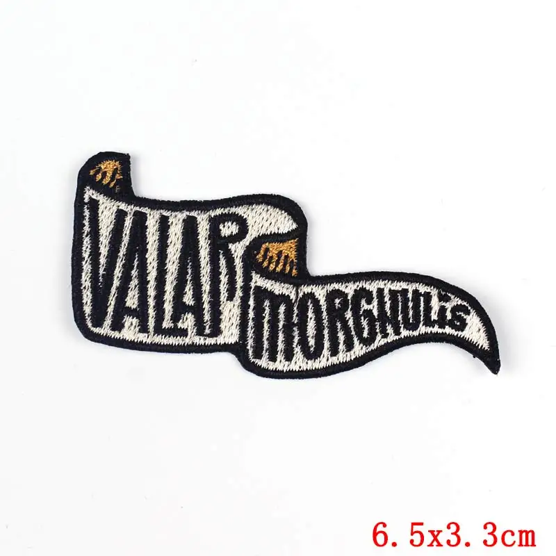 Prajna черно белая серия патч железо на заплатках одежде вышитые патчи для одежды