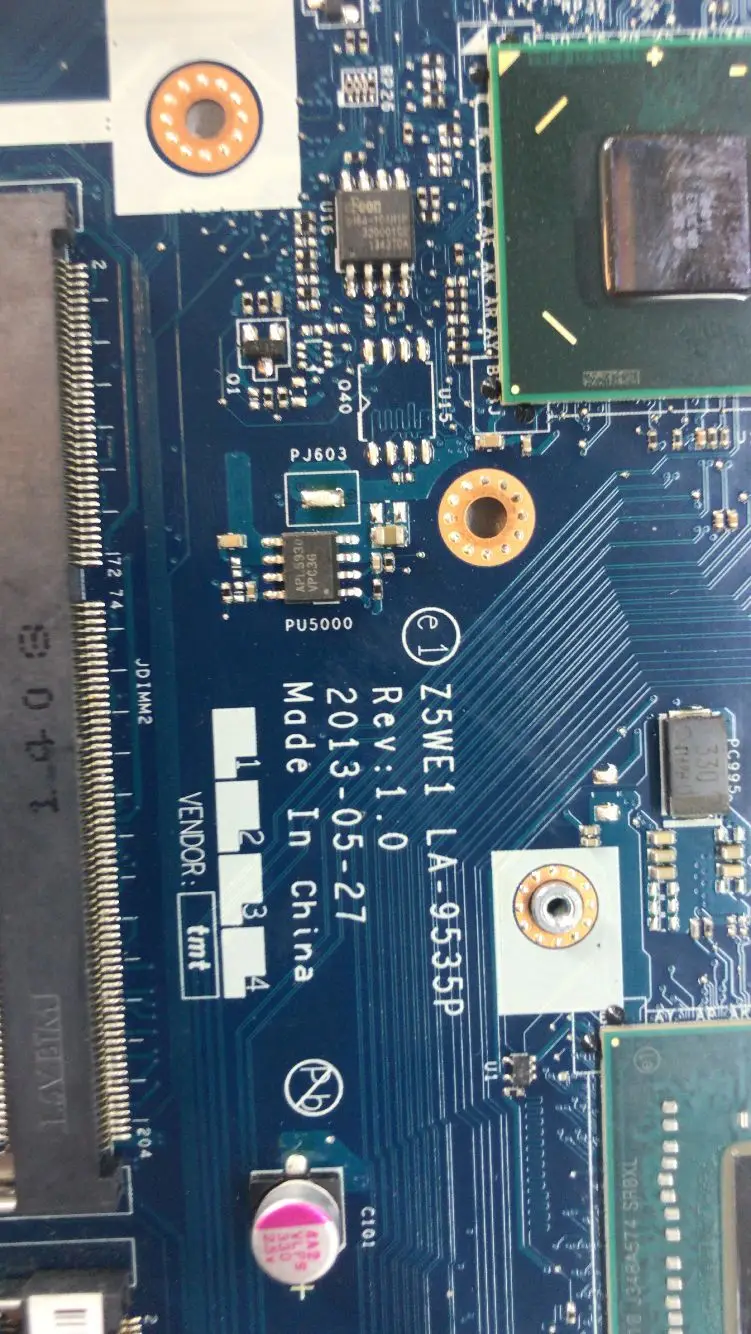 Z5WE1 LA-9535P NBMES11001 NB. MES11.001 для ACER E1-570 E1-570G ноутбук материнская плата Процессор i3 3217U GT740M DDR3 тесты работы