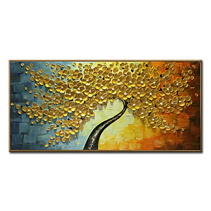 2020 Раскрашивание по номерам 3d картины с ножом абстрактная картина маслом на