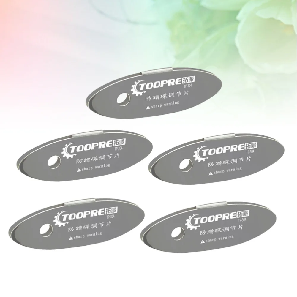 

5Pcs Bike Disc Brake Pads Organic Semi-Metallic Brake Pads with Spacer for Disc Brake System