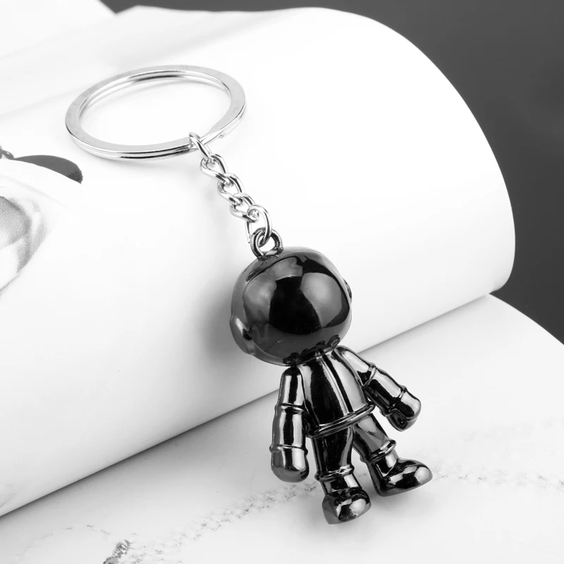 Металлические подвесные брелоки для автомобиля брелок личность космонавт в виде