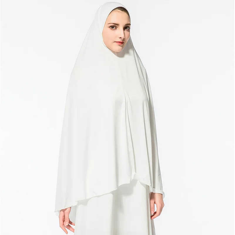 Мусульманская Мода длинный шарф Исламская мусульманская молитва хиджаб женские