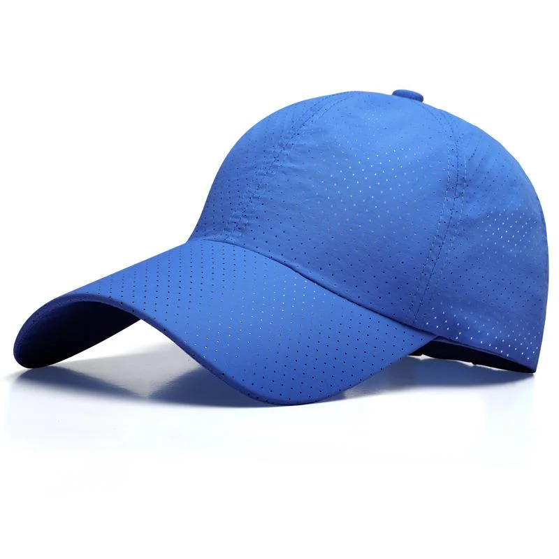 

2021 Baseball Cap Unisex Summer Solid Thin Mesh Portable Quick Dry Breathable Sun Hat Golf Tennis Running Hiking Camping