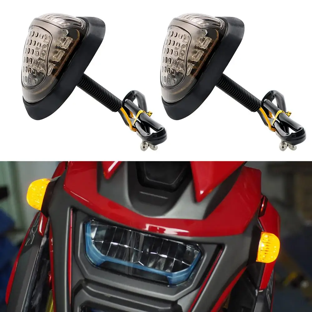 2 шт. универсальные 12 В мотоциклетные мигающие Сигналы поворота лампа задний