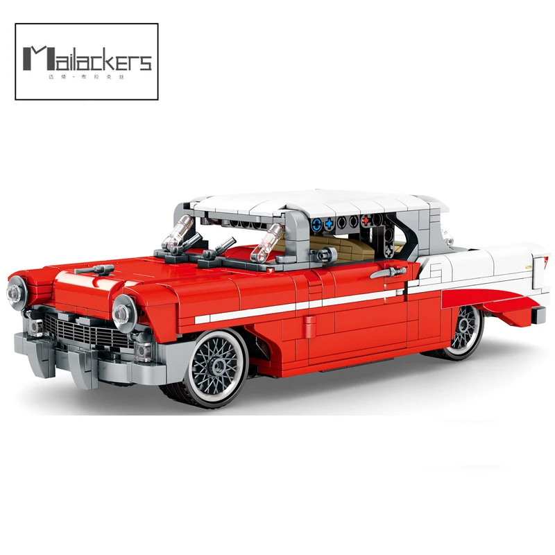 

Mailackers City Classic Pull Back винтажный автомобиль гонщик строительные блоки кирпичики город супер-автомобиль игрушка для мальчика Рождественский по...