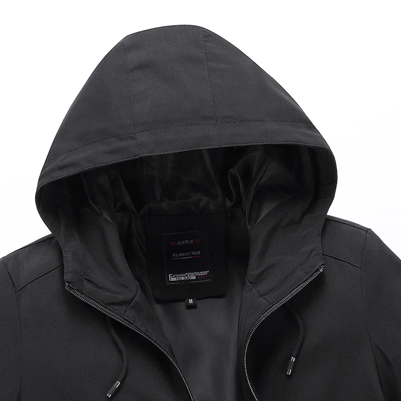 Куртка мужская с капюшоном повседневная верхняя одежда большие размеры 4XL весна