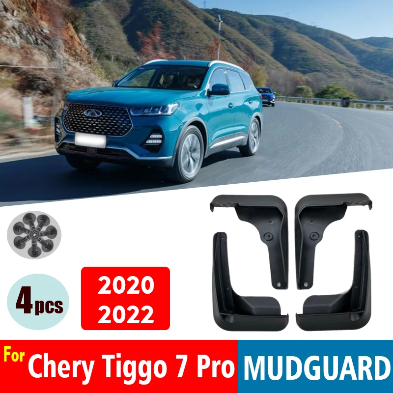 

Для Защитные чехлы для сидений, сшитые специально для Chery Tiggo 7 Pro крыло брызговиков брызговик Всплеск брызговики автомобильные аксессуары для автомобиля Styline спереди и сзади 4 шт. 2020 - 2022