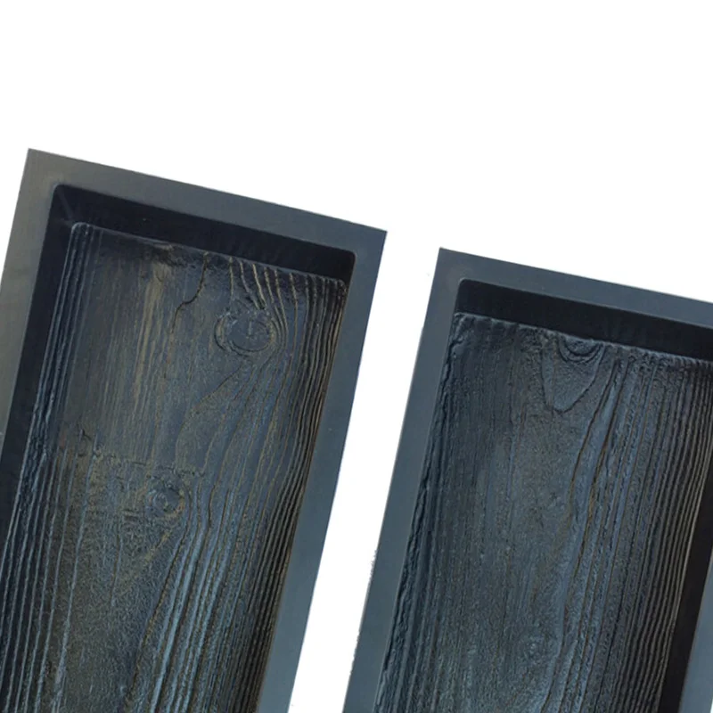 

2 Molds Old Wooden Boards Paving Pavement Concrete Mould Garden Stepping Stone Path Patio