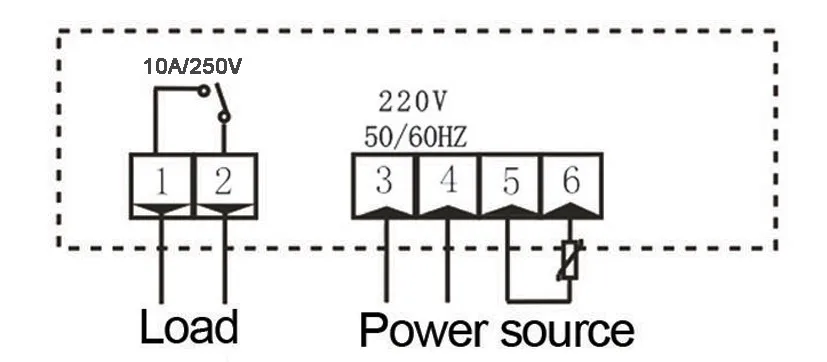 

230V 10A reptile temperature control with sensor