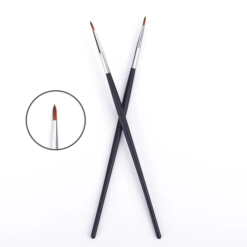 

1pcs Basic Eye Makeup Brush Eyeliner Thick Aluminum Tube Eye Patch Beginner Makeup Tool