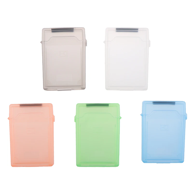 2шт/набор Чехол против пыли, нескользящий, для жесткого диска 2.5'' IDE SATA HDD, пластиковый ящик для хранения