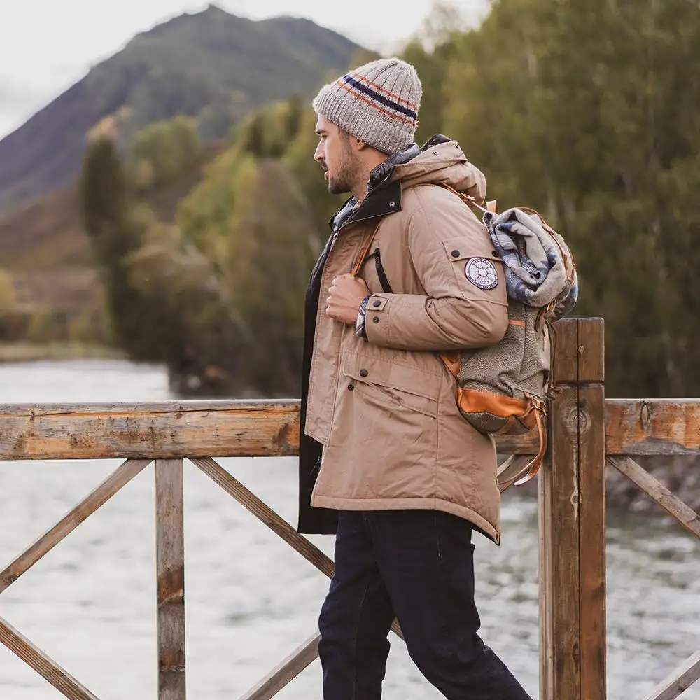 SIMWOOD 2019 Зимние новые пуховики мужские модные с капюшоном Длинные 90% белые пуховые