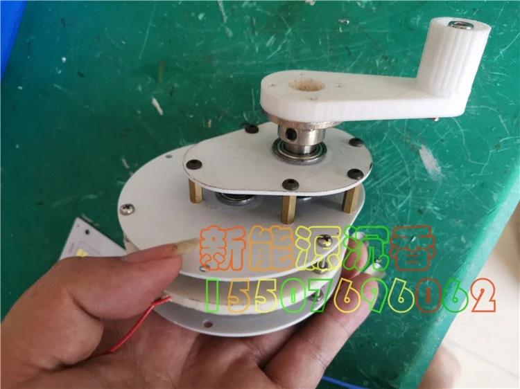 Высокоэффективный мини-тормозной диск тормоз ручной коленчатый Ironless генератор