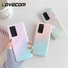Чехол LOVECOM с градиентным мраморным рисунком для телефона Samsung A51, A71, A50, A40, A70, S8, S9, S10, S20 Plus, S21, Note 20, мягкий чехол для телефона IMD