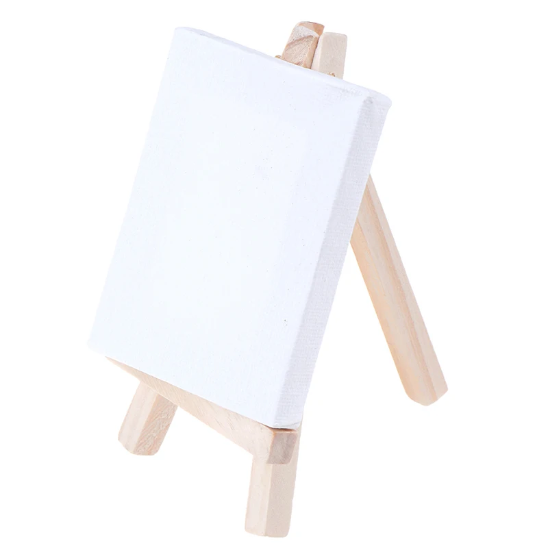 1Pc Mini Wood Artist Tripod Painting Frame Cute Desk Decor Drawing Toy 3Size Easel For Photo Painting Postcard Display Holder images - 6