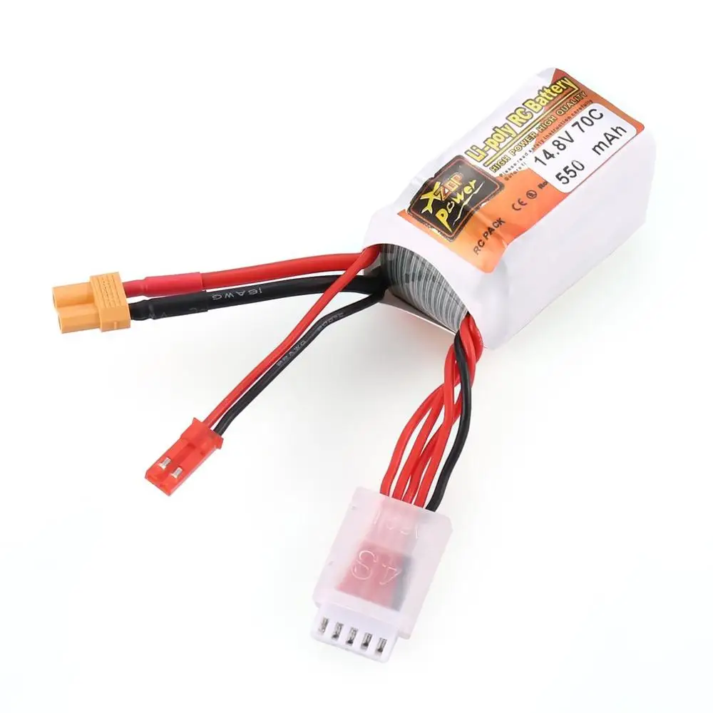 ZOP11.1/14 8 V 550/1100mAh 70/75C 3/4S 1P Lipo аккумулятор JST XT30/60 разъем Перезаряжаемый для RC