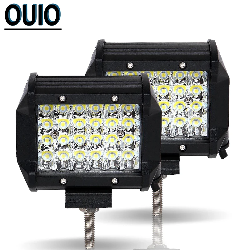 Комплект из 2 предметов 4 дюйма 72 Вт Автомобильный светодиодный светильник бары