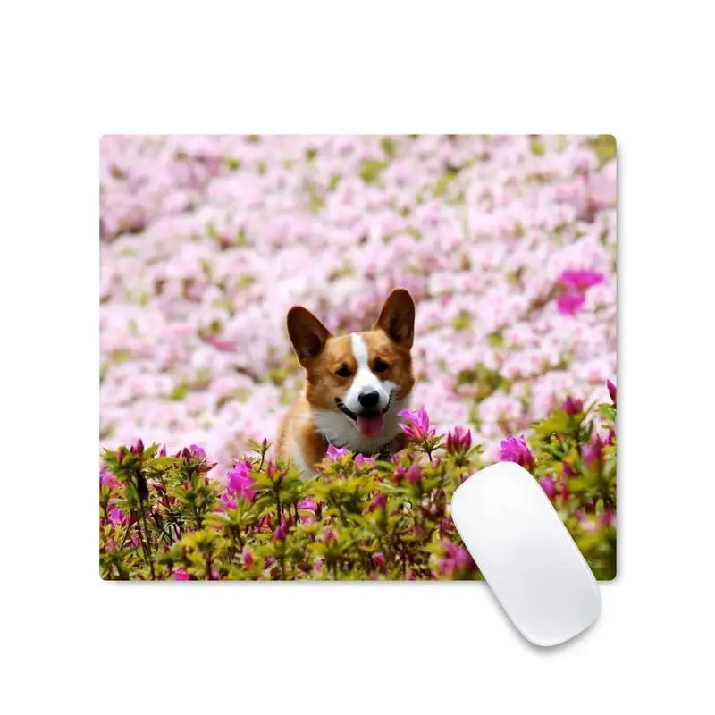 

Игровые коврики Corgi для геймеров, коврик для мыши, Нескользящая подушка, квадратная толщина 2 мм