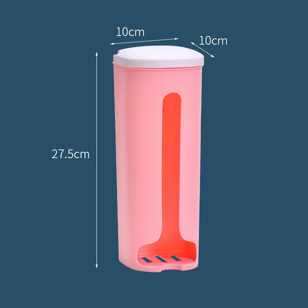 

2020 New Garbage Bag Storage Box Home Kitchen Bathroom Wall Hanging Plastic Storing Rack With Cover Storage Boxes