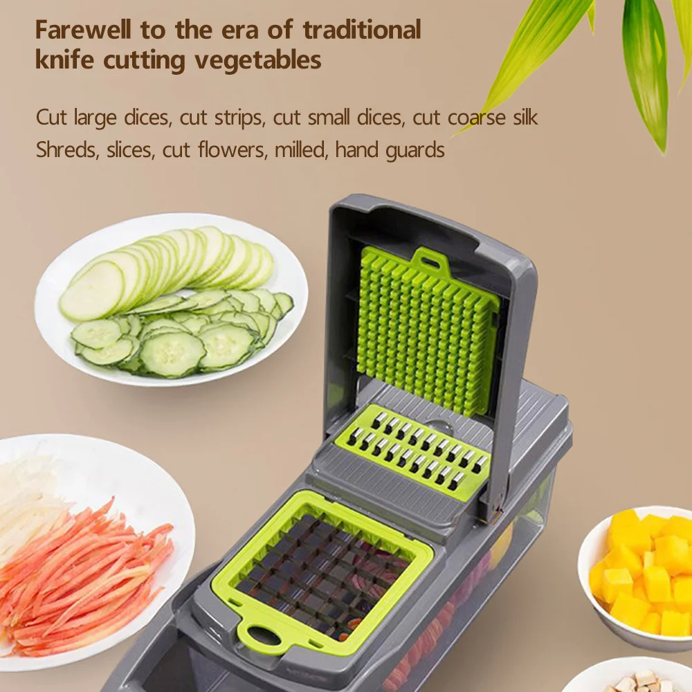 vegetable cutter multifunctional slicer fruit potato peeler carrot grater kitchen accessories basket vegetable slicer free global shipping
