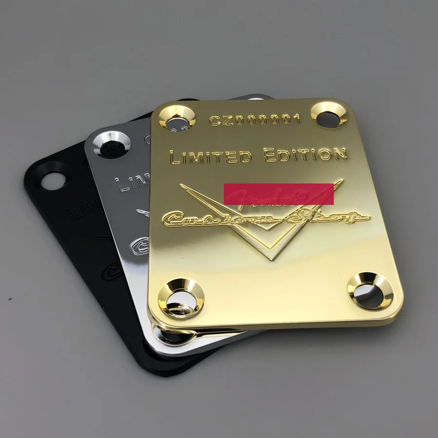 Гитарная Шейная пластина магазин под заказ Ограниченная серия хромированное