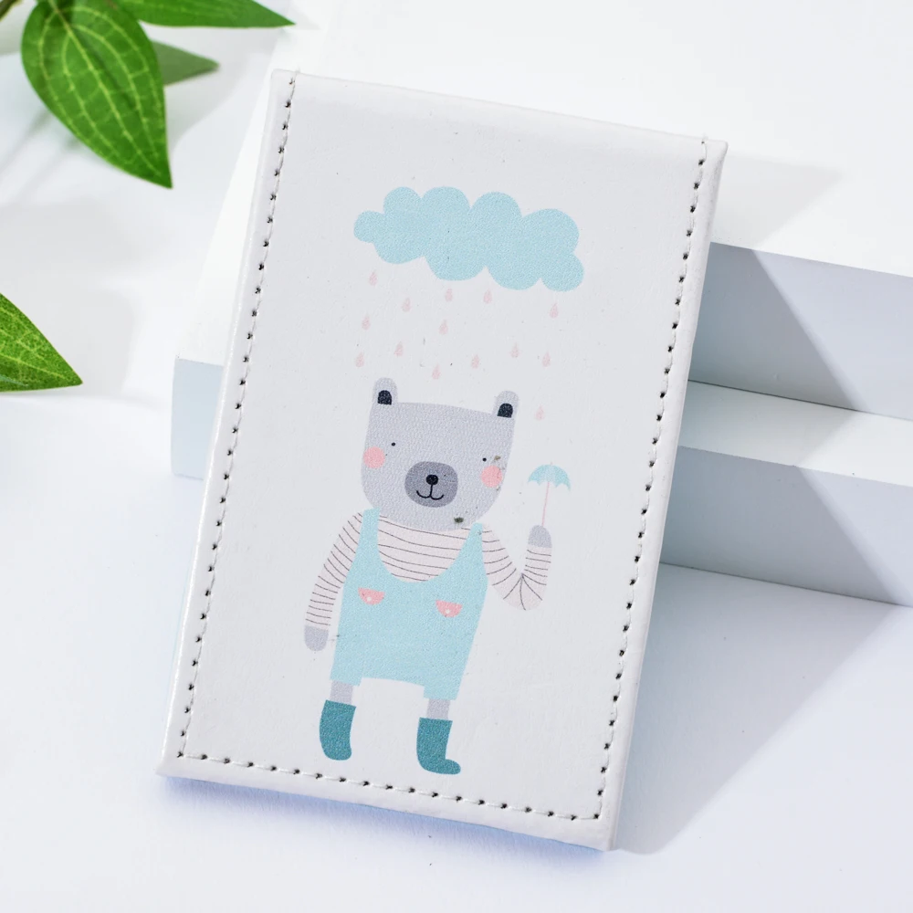 Vicney Cute Bear настольная односторонняя искусственная кожа складной макияж принцесса