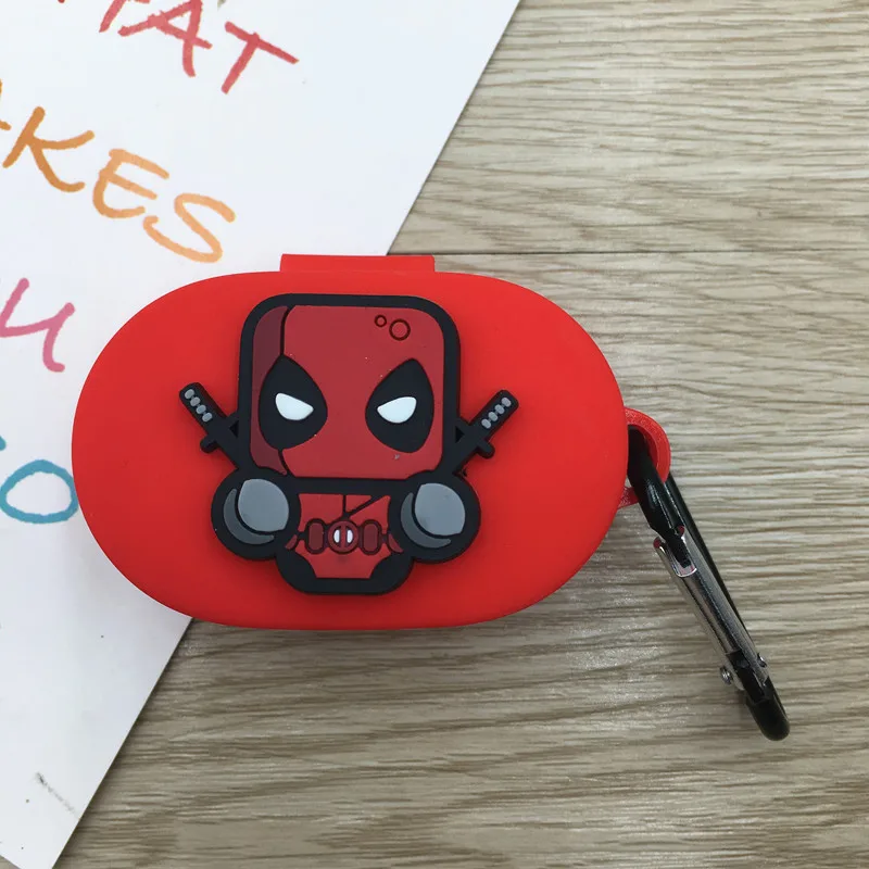 Мультяшный чехол для наушников с крючком для Xiaomi Redmi AirDots, новинка, чехол, беспроводной Bluetooth чехол для наушников, мягкий чехол из ТПУ