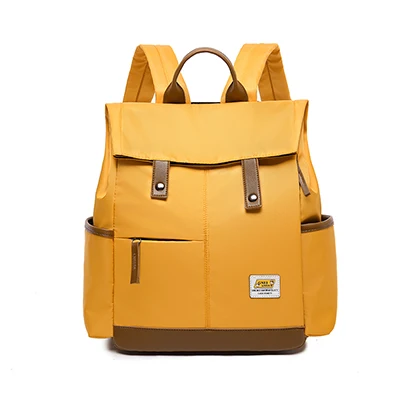 Yellow Новинка, рюкзак для ноутбука, для колледжа, Ipx4, водонепроницаемый, Большой Вместительный рюкзак, унисекс, модный, 14/15, 6 дюймов, сумка для компьютера, школьная - Цвет: Yellow