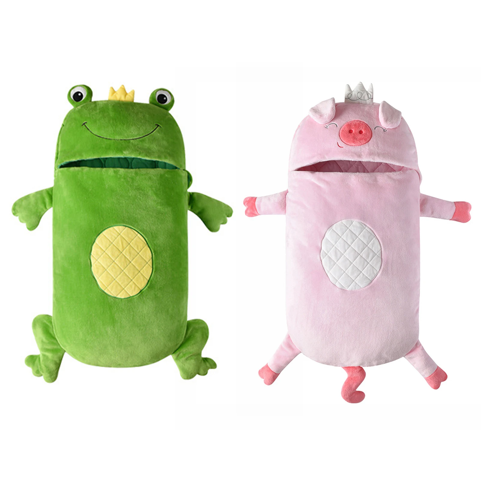 

Симпатичные креативные подарки для младенцев, детский спальный мешок, с рисунками из мультфильмов, защита от ударов осенью и зимой, ребенок ...