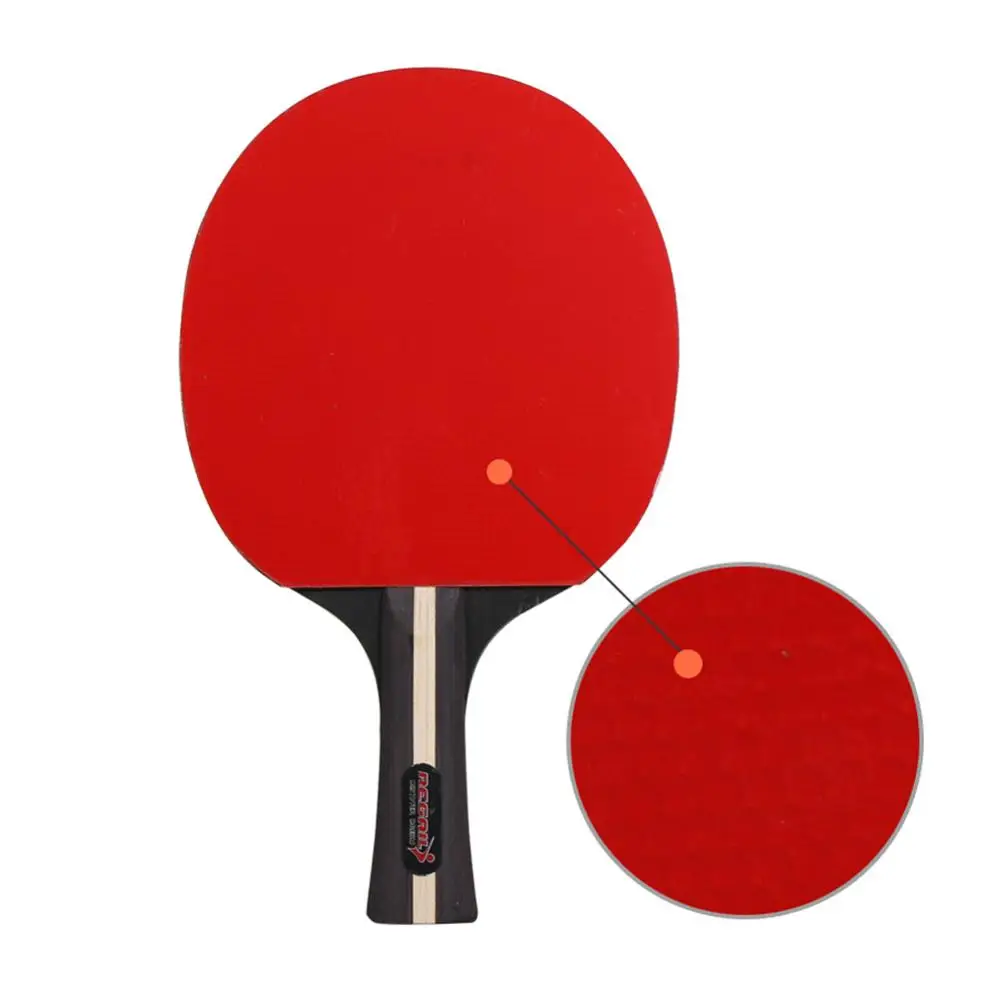 

Professional Double-Sided Rubber Table Tennis Racket Set with 4 Ping Pong Paddles + 1 Net+6 Balls Pingpong Bat Indoor and Outdo