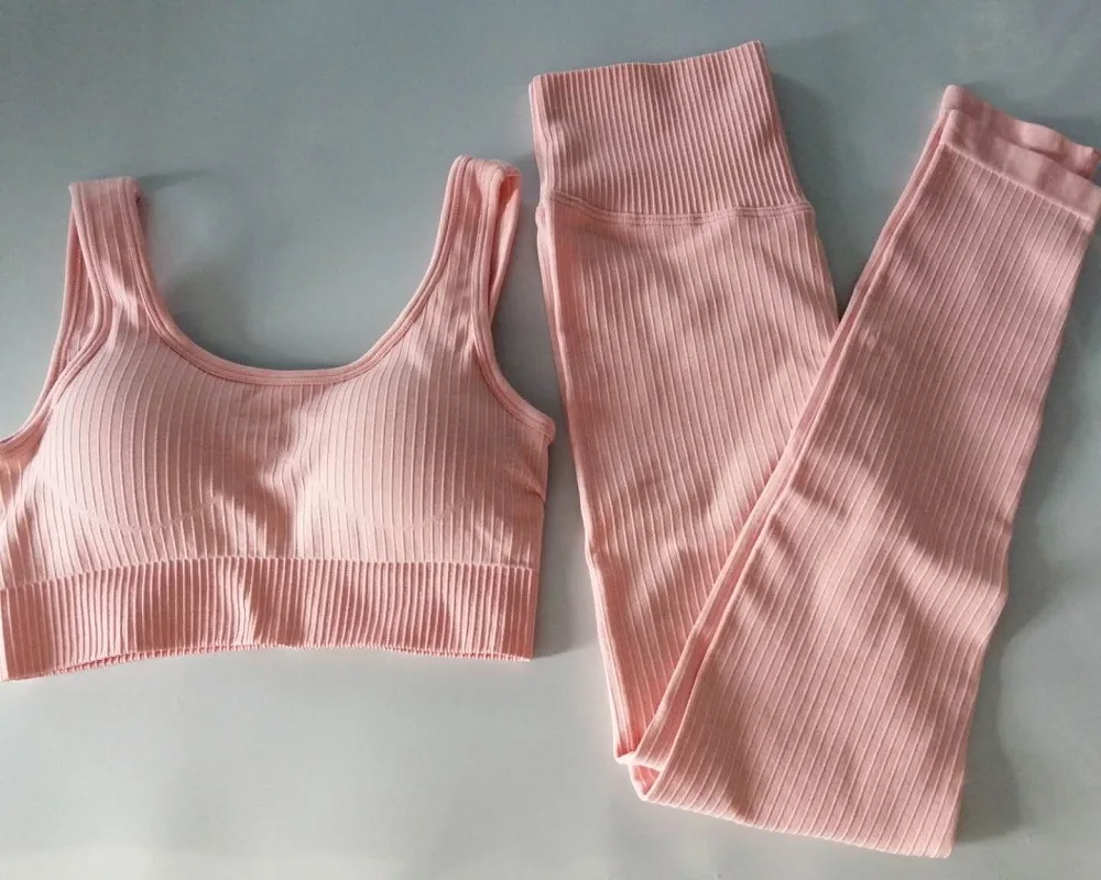 

Hot seller of yoga suits with polyamide backs+Exercise Running butt lift seamless quick-drying bra gym suit