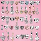 100% Стерлинговое Серебро 925 дюйма, Искусственная любовь, Ловец снов, очаровательные бусины, подходят для оригинального браслета Пандоры, ожерелье, серебряные украшения