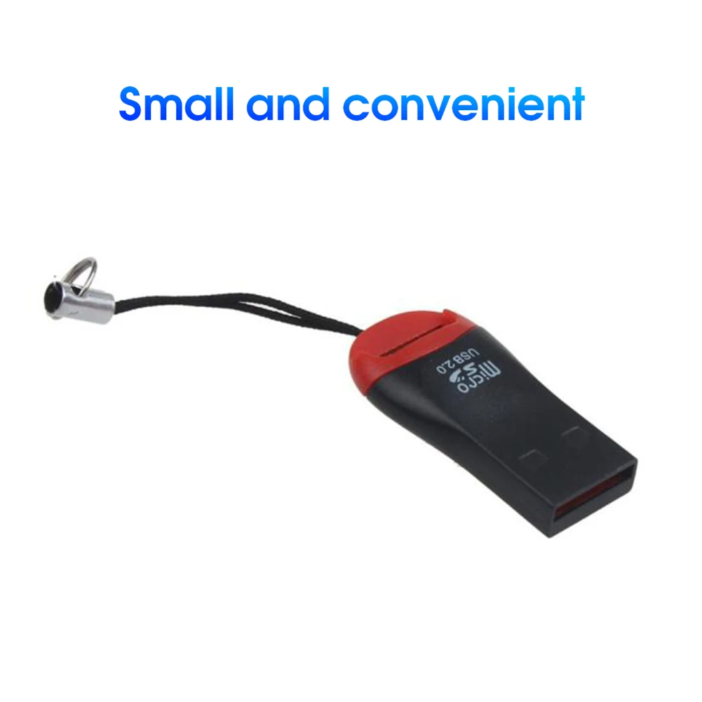 Мини USB кардридер портативный 2 0 микро безопасный цифровой SDHC TF адаптер