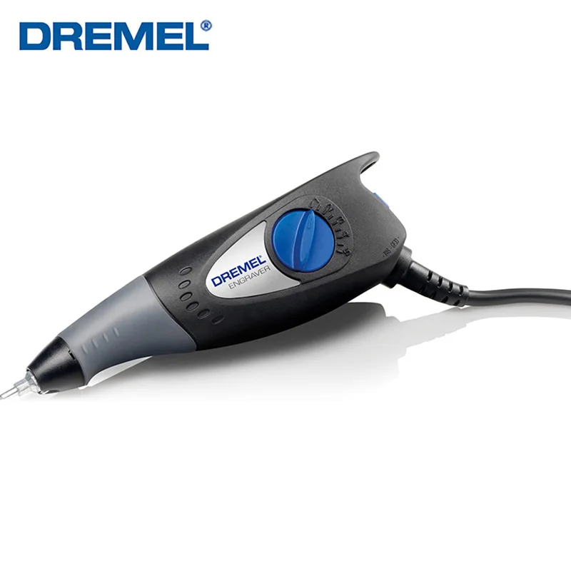 Dremel 290 Engraver Compact Engraving Pen Tool with Carbide Engraving Tip and 1 Stencil for Engraving Wood Metal Plastic Leather