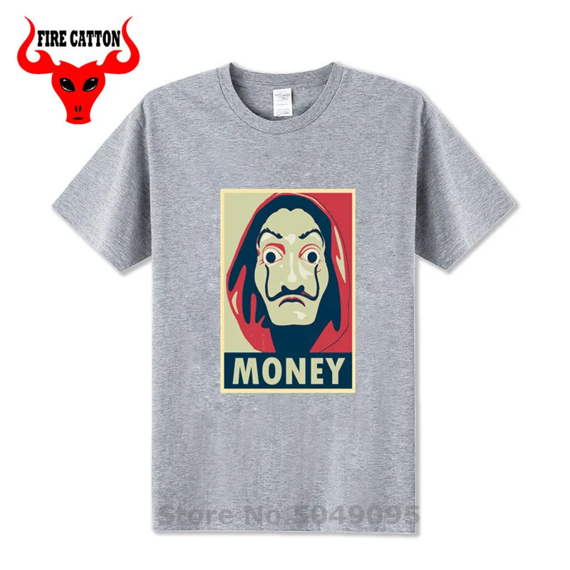 ТВ-сериал Casa de MONEY футболка hombre camiseta La De Papel homme Money Heist House of paper Bella Ciao футболки |