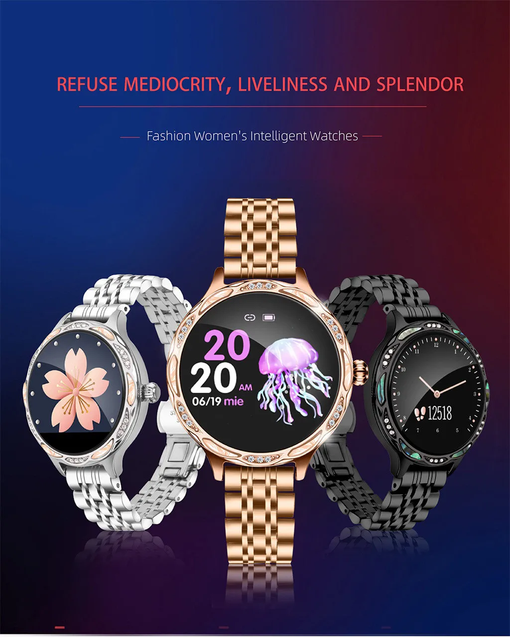 

2020 Reloj Inteligente M9 Sport Smartwatch Color Screen Ip68 Waterproof Female Physiological Reminder Dropshipping