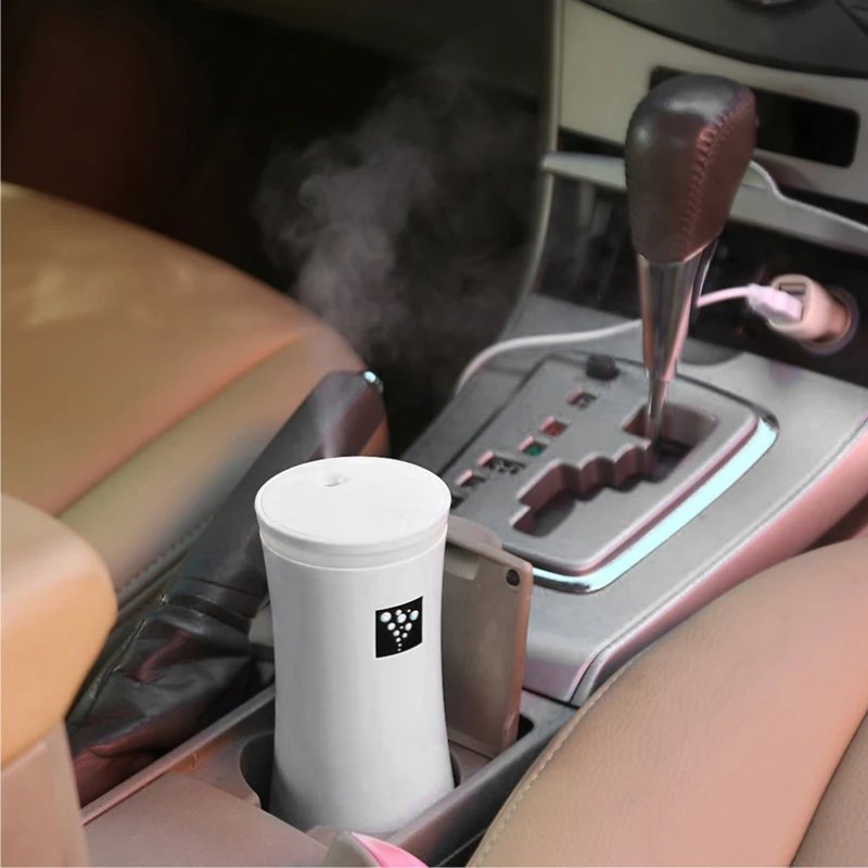 

Aroma Essential Oil Diffuser Mini Ultrasonic Small Waist Humidifier Purifier LED Light USB Car Air Freshener Mist Maker
