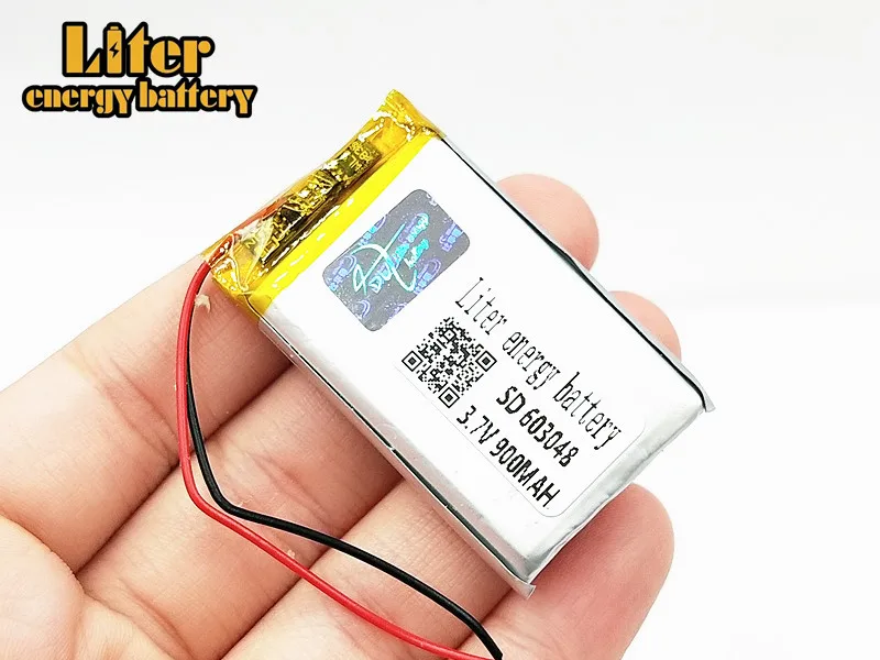 Размер 603048 3 7 в 900 мА · ч с печатной платой для Mp3 Mp4 Mp5 Gps динамиков дронов цифровые