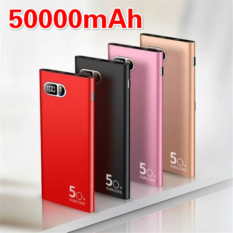 Ультратонкий внешний аккумулятор на 50000 мА · ч портативное зарядное устройство