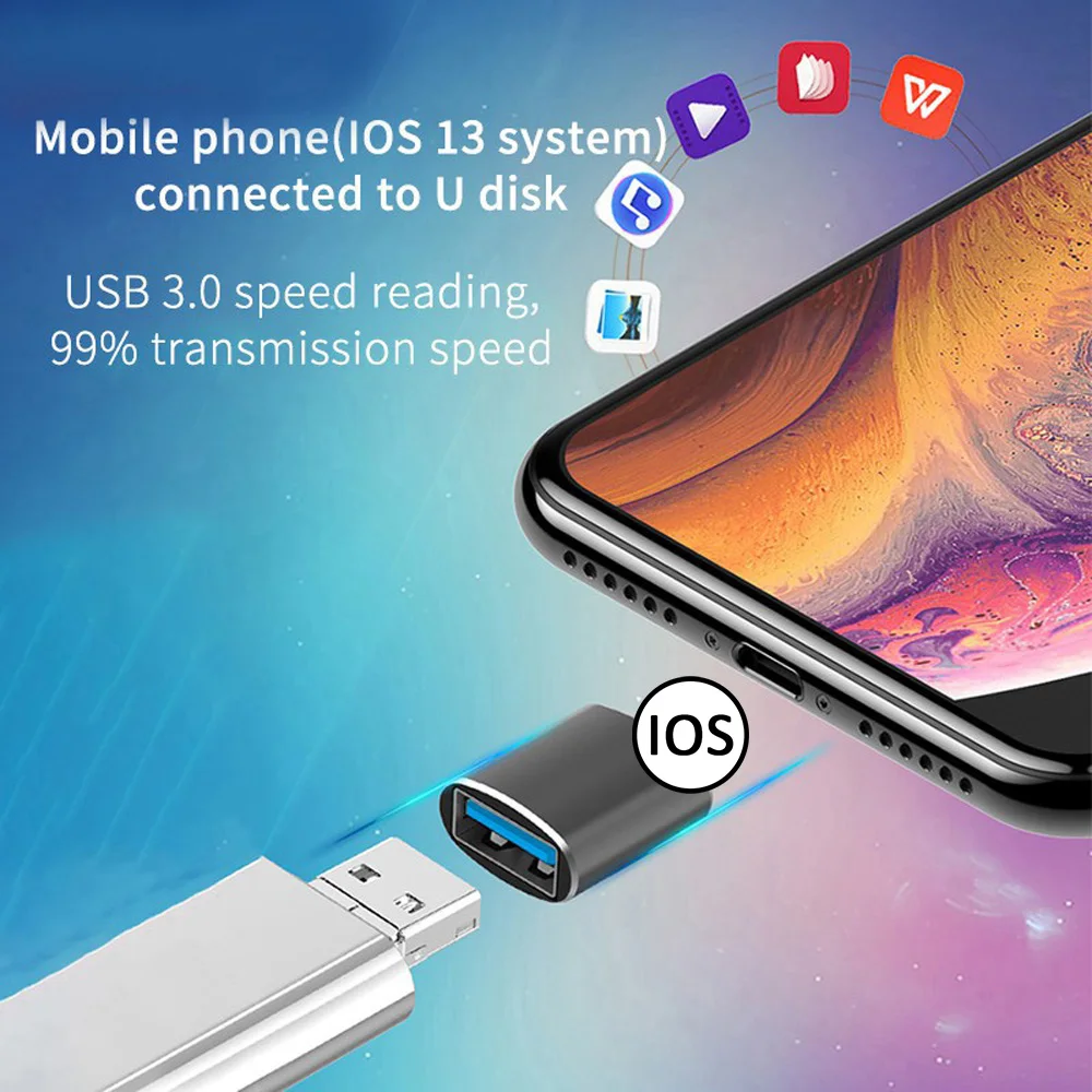 

OTG Adapter USB 3.0 Connector Data Portable OTG Converter for Apple U Disk Adapter Mouse Keyboard Converter Mouse converter