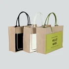 Модная женская джутовая хлопковая льняная композитная Водонепроницаемая пляжная сумка на заказ, Портативная сумка для покупок