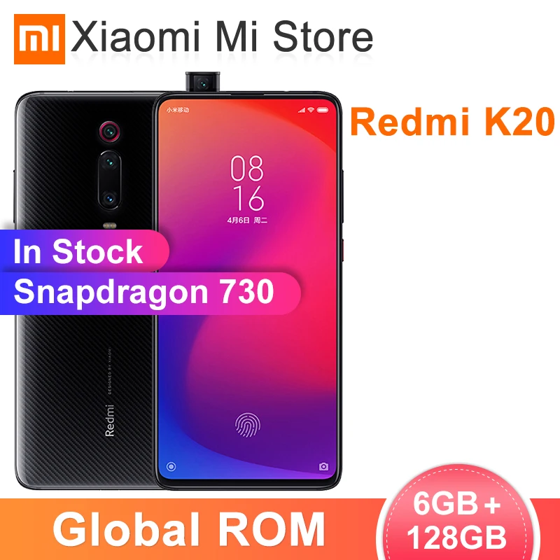 Смартфон Xiaomi Redmi K20 6 ГБ 128 (Mi 9 T) Snapdragon 730 камера 48 Мп и 20 4000 мАч AMOLED дисплей 39 дюйма