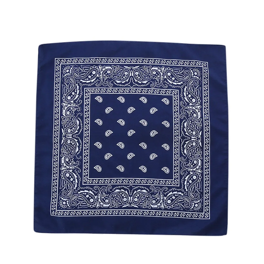 18 шт. всесезонный шарф унисекс с готическим узором бандана из принтованного