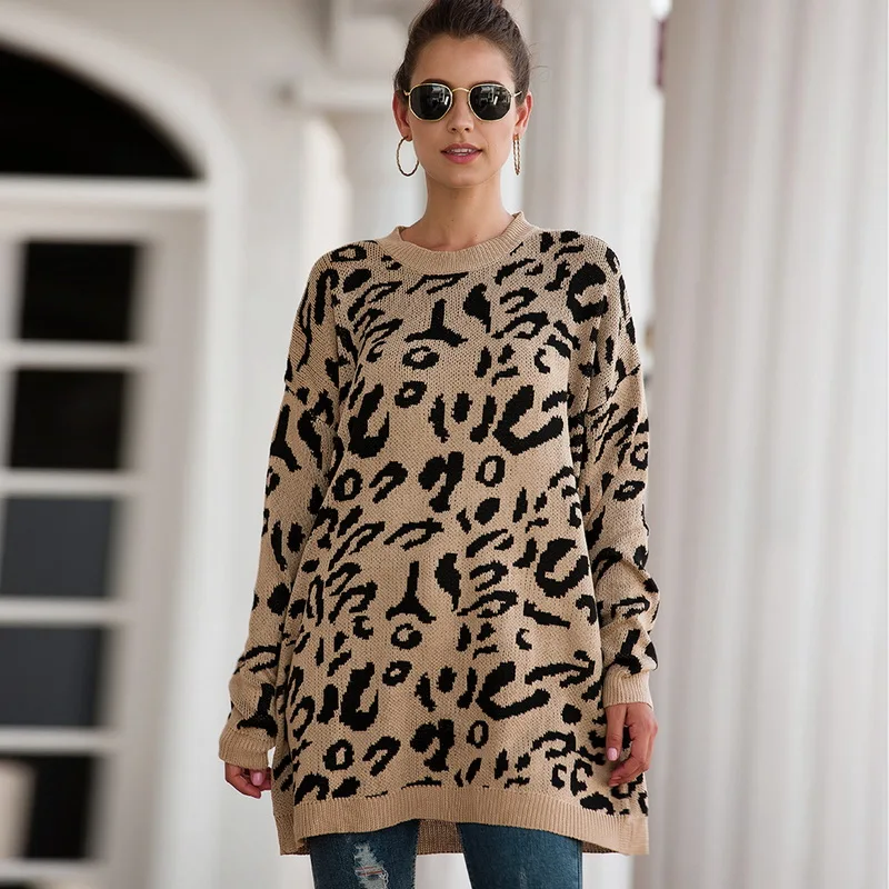 

Winter Woman Sweaters Oversized Long Sleeve Pullover Long Sweater Women Kintted Jumpers Christmas Sweater 2020 New