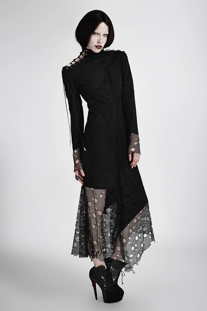 Панк рейв женское стимпанк ожерелье в винтажном стиле Цвет Черный Сезон осень